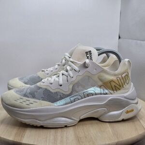 Women's Size 8 -‎  Brand Black Kite Racer Running Shoes Athletic Sneakers White